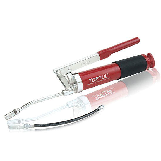 Lever Type Grease Gun (Variable Stroke) - W/ 6" Rigid Tube & 12" Flexible Hose Max: 6000psi