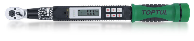 1/4"Dr.  Digital Torque Wrench 1.5-30Nm, 2.21~22.13 Ft lb.
