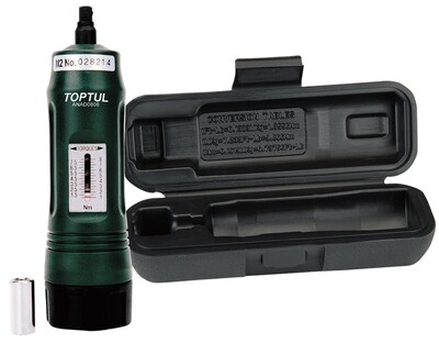 2PCS 1/4"DR.Torque Screwdriver  Set  Satin Chrome 1.5 - 8Nm