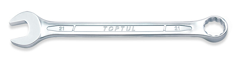 Hi-Performance Metric Combination Wrench 15° Offset Satin Chrome