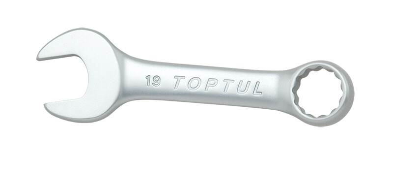 Stubby Combination Wrench 15° Offset
