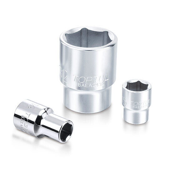 3/4" Drive Metric 6 pt Regular Sockets, Size: 19mm