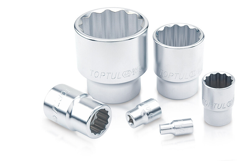 1/2" Drive Metric 12 pt Regular Sockets