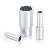 1/4" Drive Metric 12 pt Deep Sockets, Size: 6mm