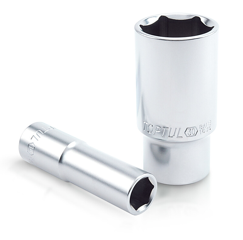 1/2" Drive Metric 6 pt Deep Sockets