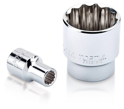 1/2: Drive SAE 12 pt Regular Sockets