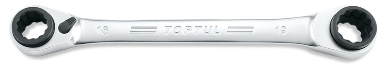 Pro-Series 4-In-1 Ratchet Double Ring Wrench