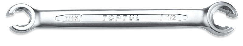 6PT - Flare Nut Wrench - SAE (Satin Chrome Finished)