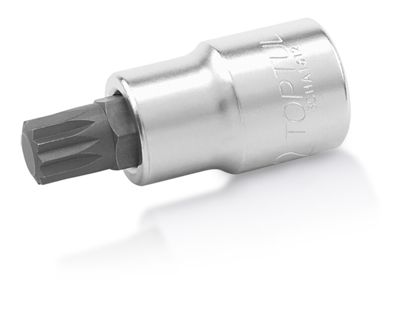 1/2" Drive Spline Bit Triple Square Sockets