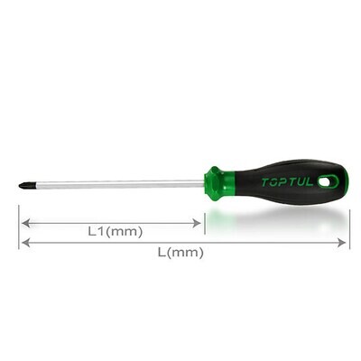 Pro-Plus Series Phillips Anti-Slip Screwdrivers, Size: PH0x60mm