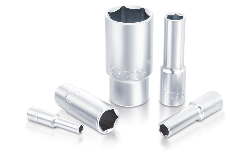 1/4" Drive Metric 6 pt Deep Sockets
