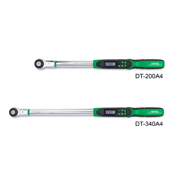 1/2"Dr.  Digital Torque / Angle Wrench with Reversible Ratchet Insert Tool 17-340Nm 12.5 - 250 Ft lb.