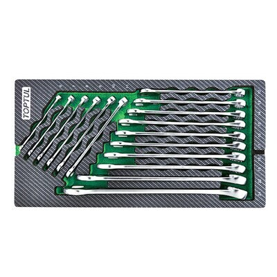 16PCS 15° Offset Hi-Performance Combination Wrench Set