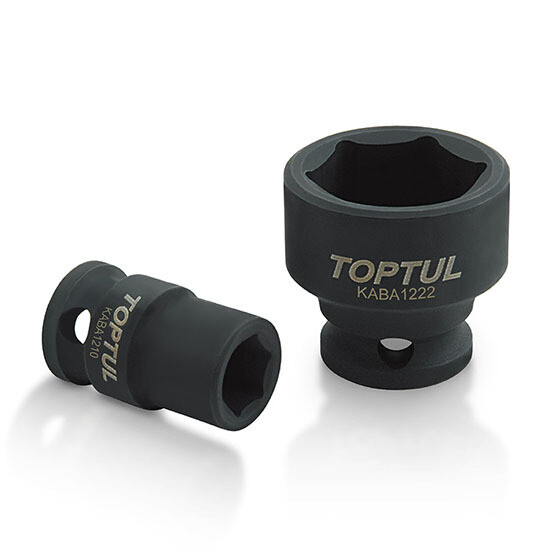 3/8" DR. 6PT Flank Impact Sockets - METRIC, Size: 10mm