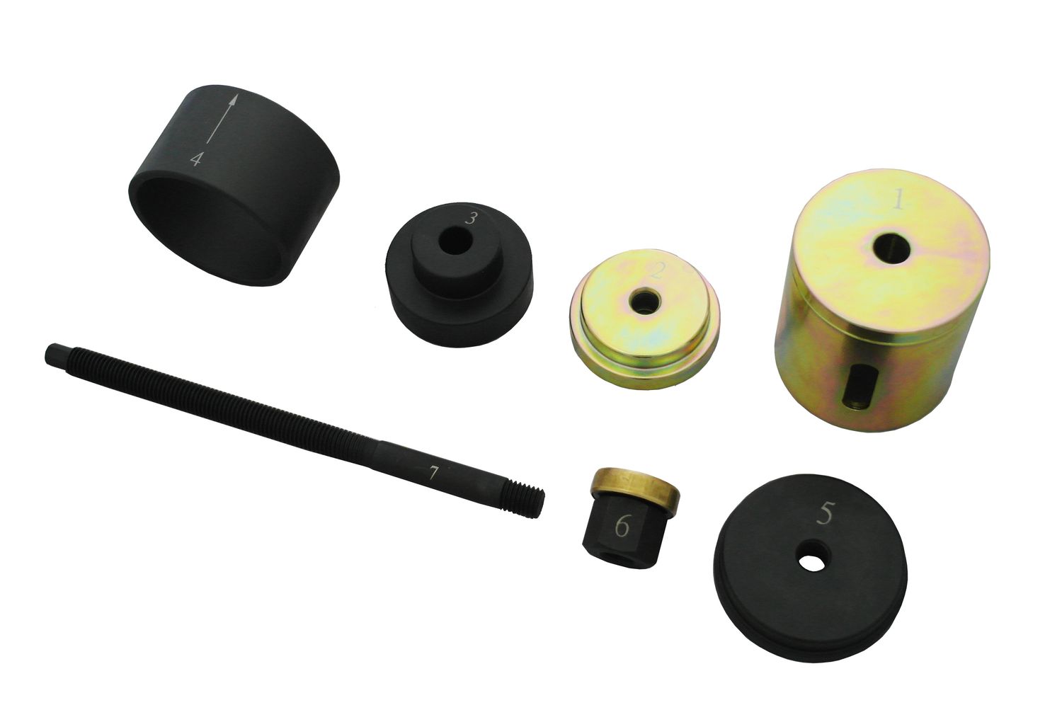 BMW Rear Subframe Differential Front Bushing Tool Set (F01, F02, F04, F06, F07, F10, F13, F18)