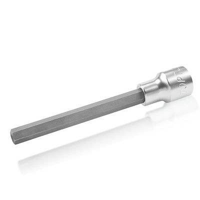 1/2" Drive Hex Bit Sockets - 140mm (Satin Chrome Finished)