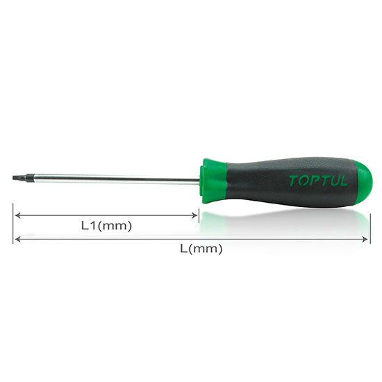 Robertson Anti-Slip Screwdrivers, Size: #1