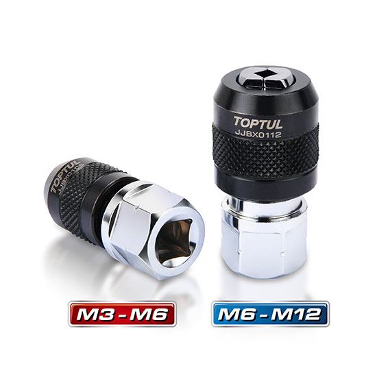 2PCS Adjustable Tap Socket Set M3-M6, M6-M12