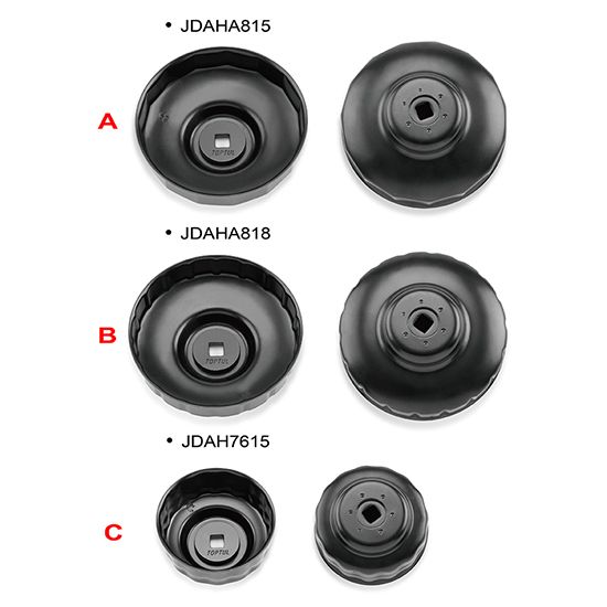 Cup Type Oil Filter Wrench 76mm 14 Flutes