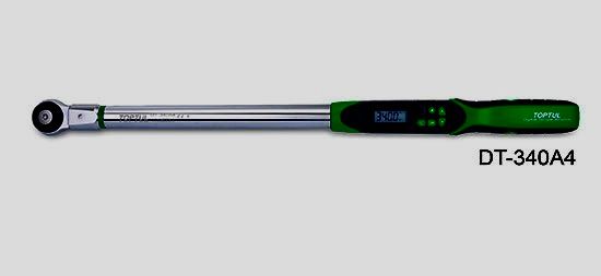 1/2"Dr.  Digital Torque / Angle Wrench with Reversible Ratchet Insert Tool 17-340Nm 12.5 - 250 Ft lb.