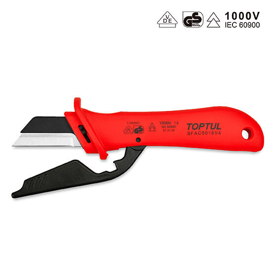 VDE Cable Knife-With Replaceable Blade L=180mm VDE Cable Knife-With Replaceable Blade L=180mm