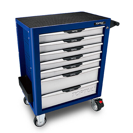 7-Drawer-Mobile Tool Trolley PRO PLUS SERIES-BLUE (Matte Finished)