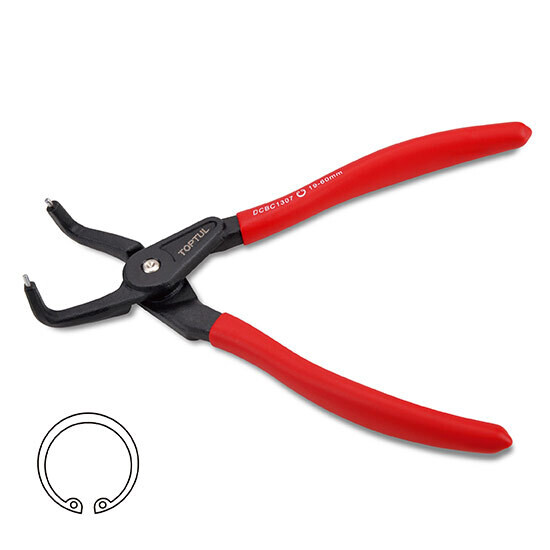 5” 90° Retaining Ring Pliers (Internal Ring) Black