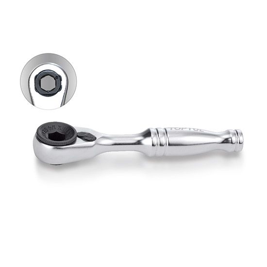 1/4 1/4" (H) Mini Reversible Bit Ratchet Handle