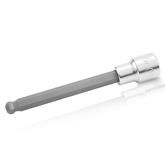 1/2" Dr. Ball Point Hex Bit Sockets, Size: 5mm
