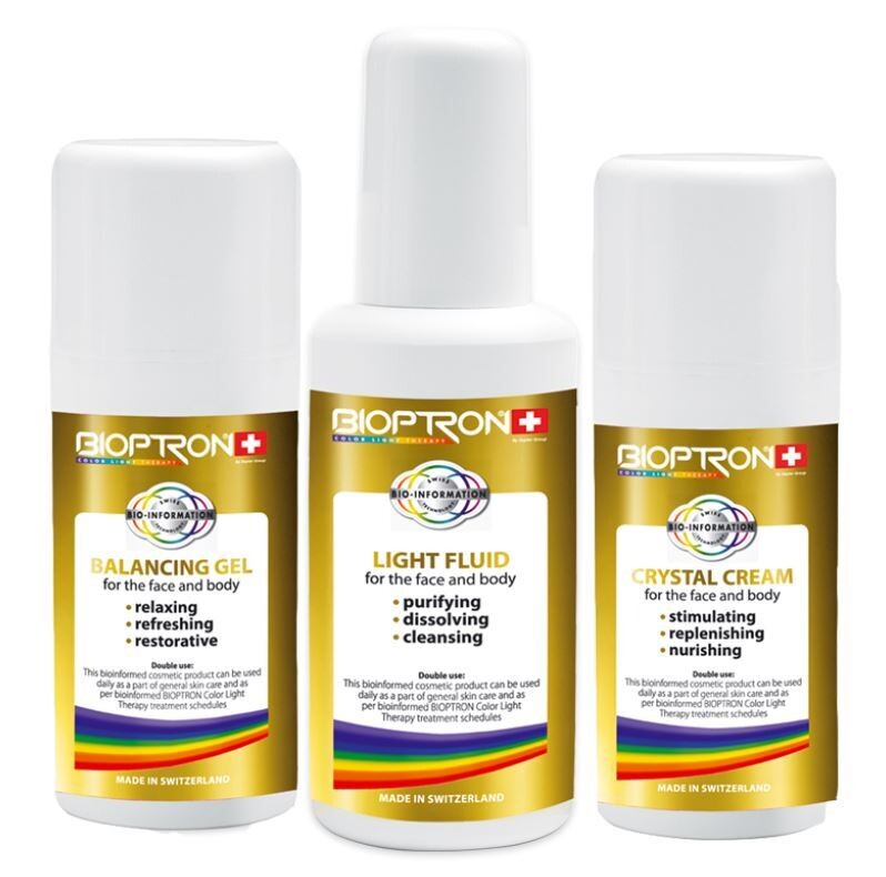 Balancing Gel 100ml + Crystal Cream 100m + Ligh Fluid 200ml