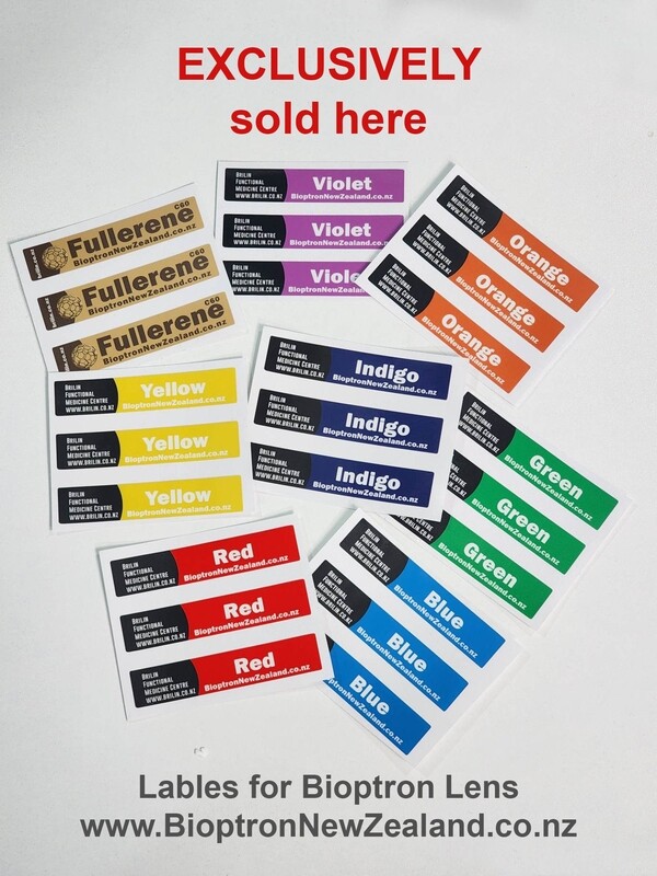 Labels for Biopton Lens (1 of each)
