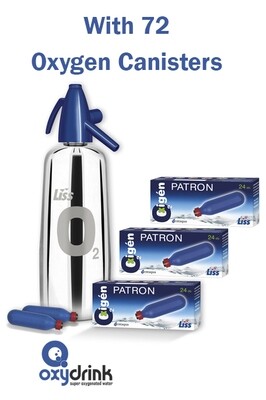 Oxydrink Super Oxygenated Water Siphon 72