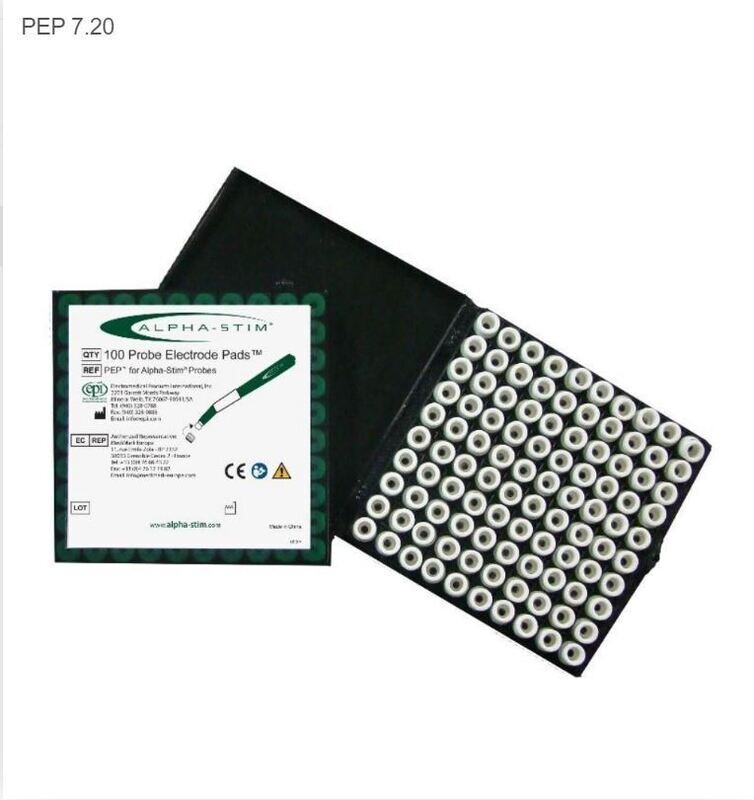 Box of 100 Probe Electrode Pads for Alpha-Stim M Probes