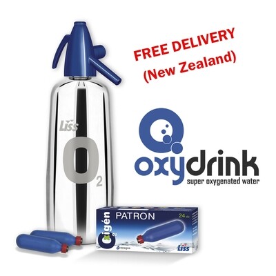 Oxydrink Super Oxygenated Water Siphon(Available for NZ only)