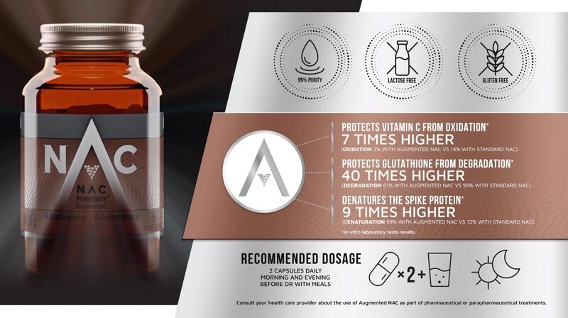 NAC Augmented N-acetyl cysteine (aNAC, vegan friendly)