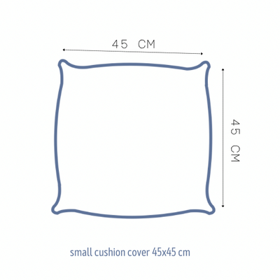 Cushion cover size 45*45 cm