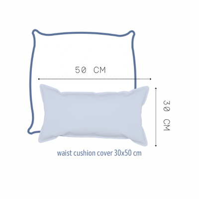 Cushion cover size 30* 50 cm