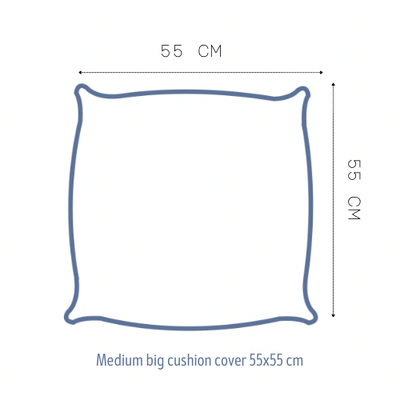 Cushion cover size 55*55 cm