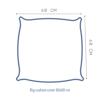 Cushion cover size 60*60 cm