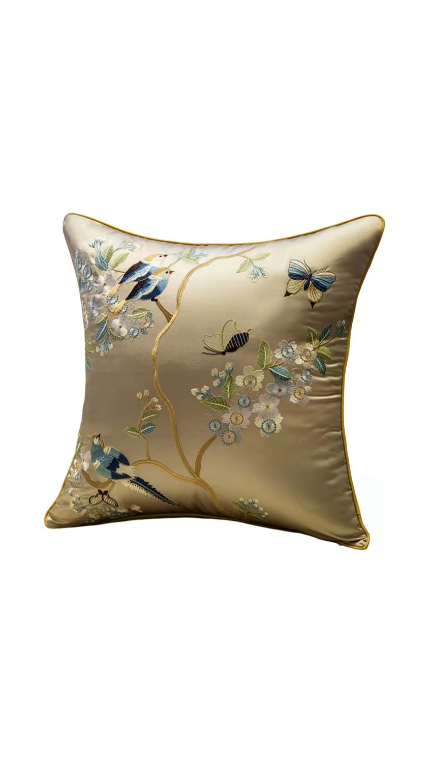 Knitted polyester modern cushion cover غطاء وسادة مطرز  مع سحاب مخفي