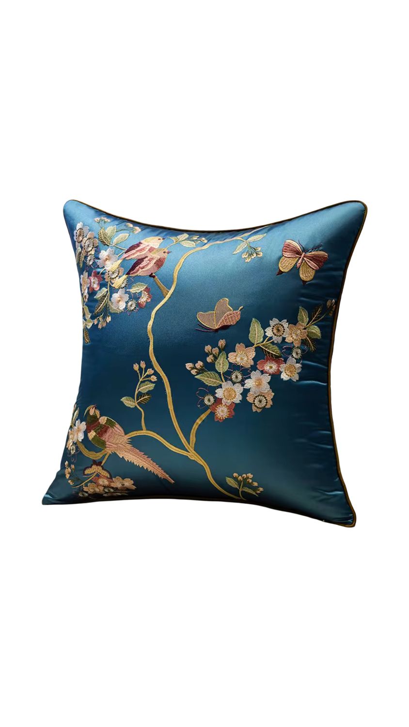 Knitted polyester modern cushion cover غطاء وسادة مطرز  مع سحاب مخفي