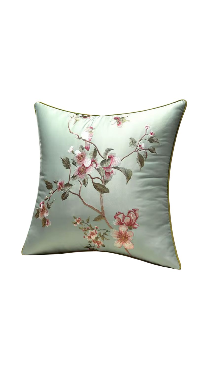 Knitted polyester modern cushion cover غطاء وسادة مطرز  مع سحاب مخفي