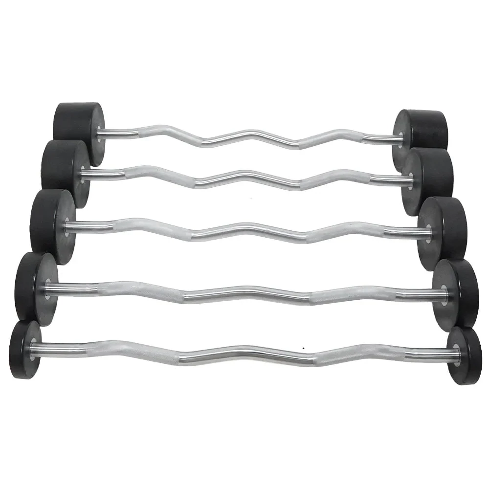 Fixed Curl Barbell Set and Stand