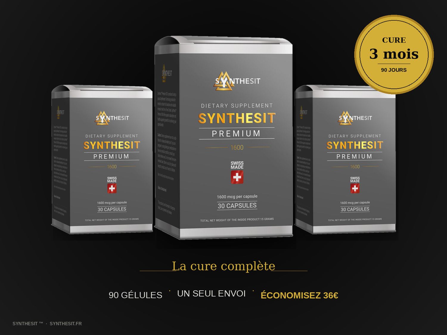 Pack Cure 3 mois Premium 1600