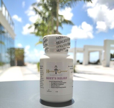 ROXY'S RELIEF  HERBAL FOOD CAPSULES (90ct)