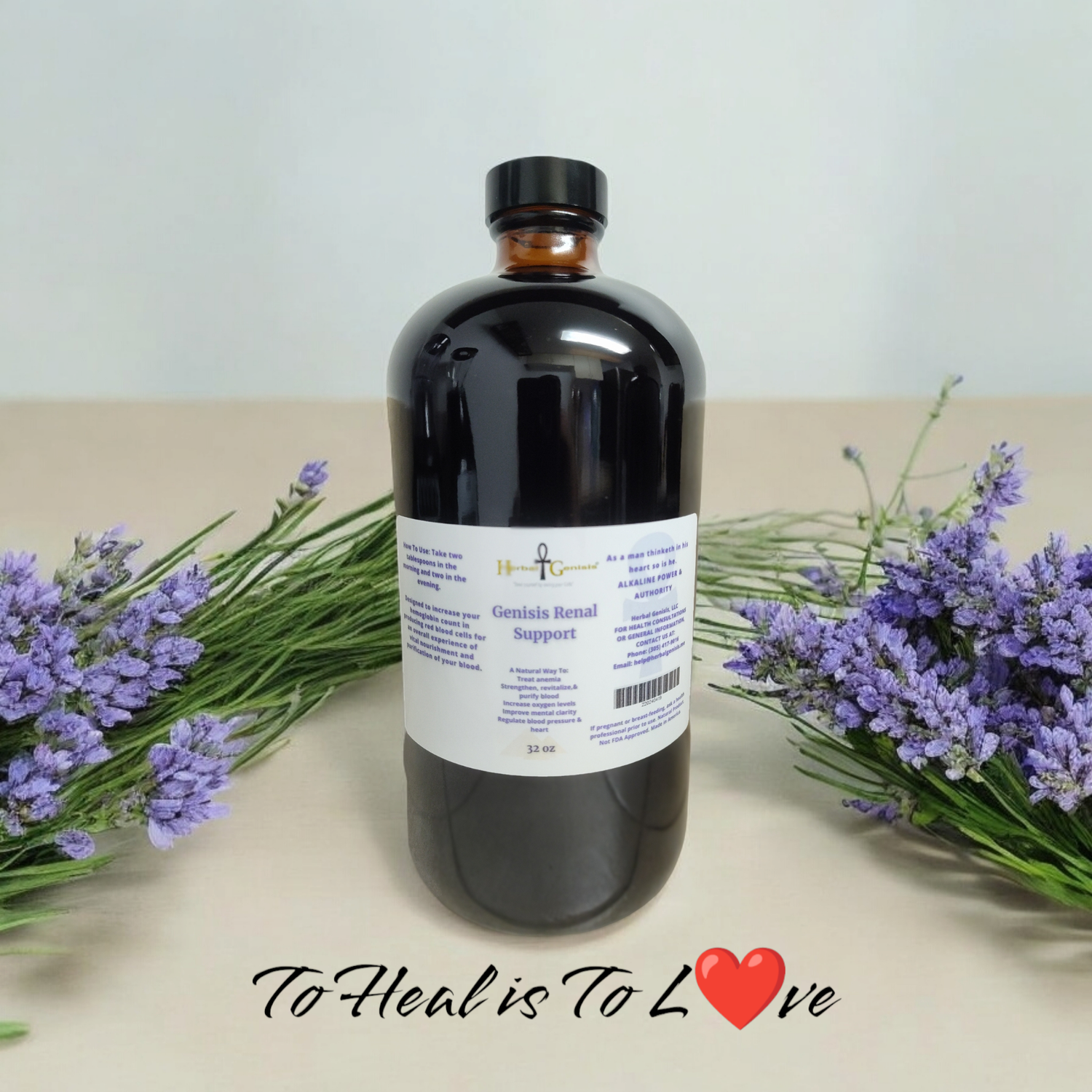 GENISIS RENAL SUPPORT🌿 RESTORE, CLARITY, ENERGY, BALANCE, CLEANSE