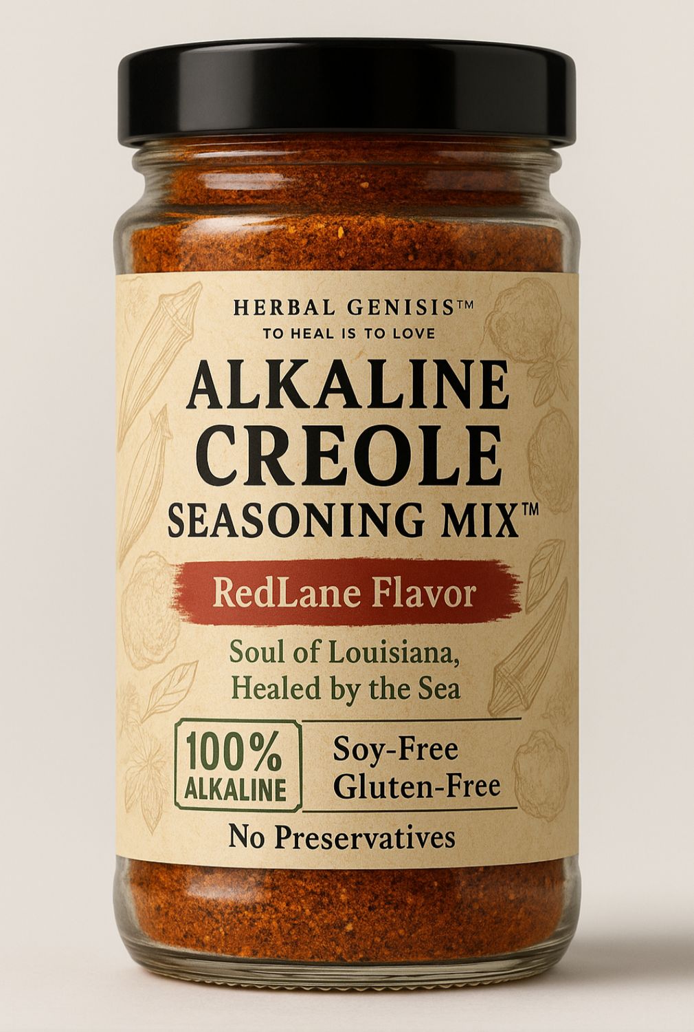 COMING SOON -- "Alkaline Creole Seasoning Mix™ – RedLane Flavor"
