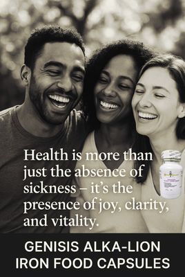 GENISIS CLARITY FUEL 🔥 ALKA-LION IRON FOOD CAPSULES (40 ct) -- A daily step toward balance and vitality