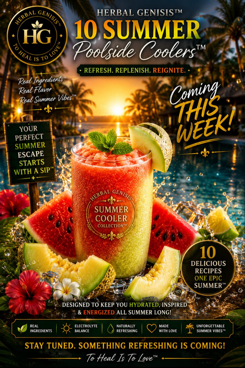 10 SUMMER COOLERS™ One Unforgettable Summer