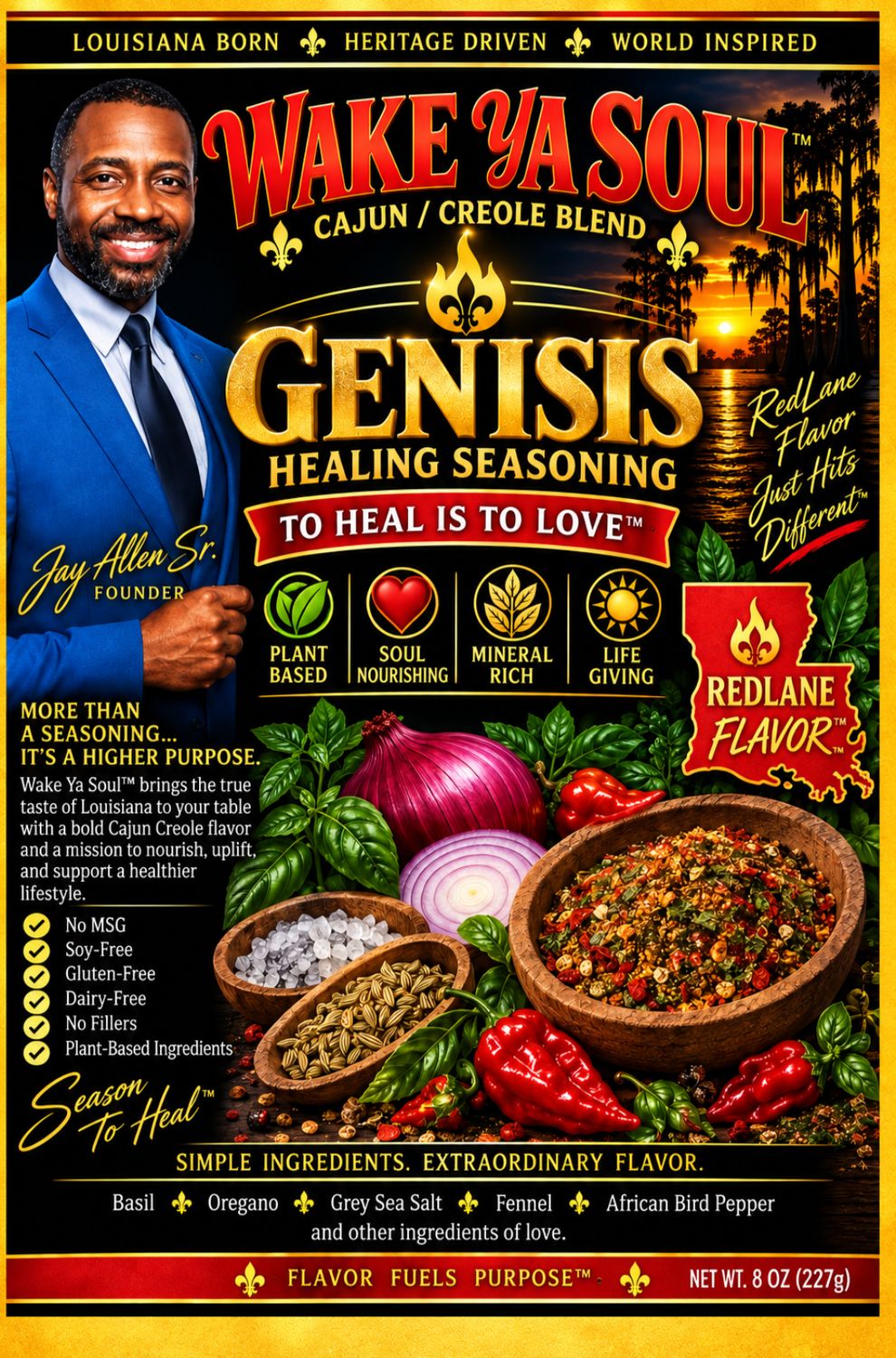 WAKE YA SOUL™ — Cajun / Creole Blend